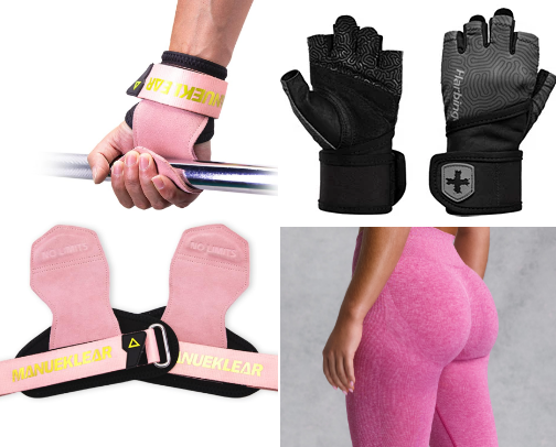 Gym accessories cover photo collage