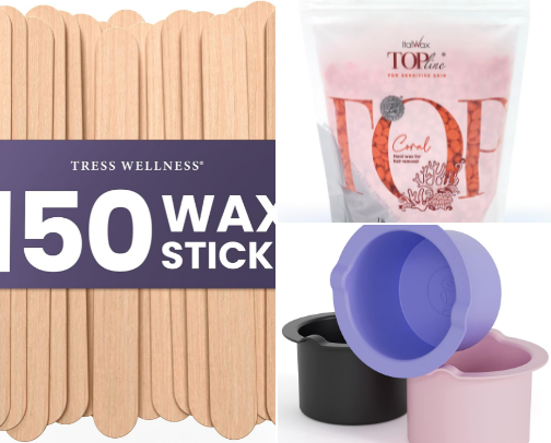 At Home Wax essentials cover photo collage