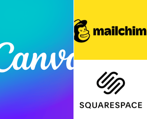 What you'll find me using to run my small business cover photo collage