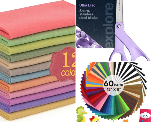 Felt Frames Shopping List cover photo collage