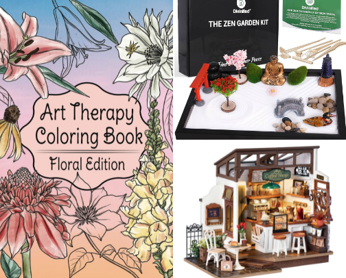 "Mental Break, Creative Escape" cover photo collage