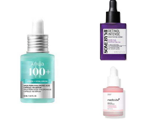 Skincare anti aging cover photo collage