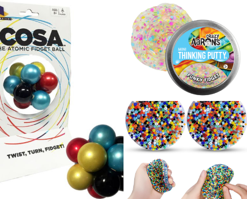 Trichotillomania Toolkit: Calming Fidgets, Focus Finds & Healing Helpers cover photo collage