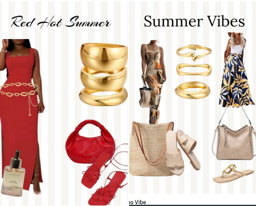 Summer Dress Vibes cover photo collage