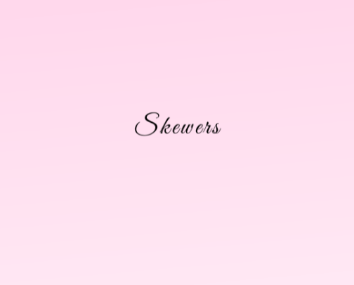 Skewers cover photo collage