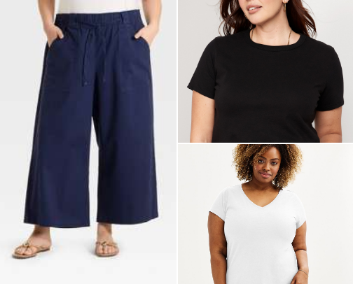 Affordable Plus Size Clothing cover photo collage