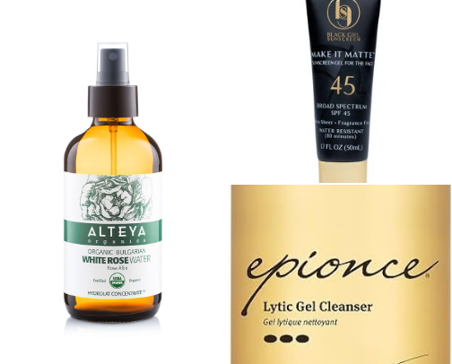 Skin care must haves cover photo collage