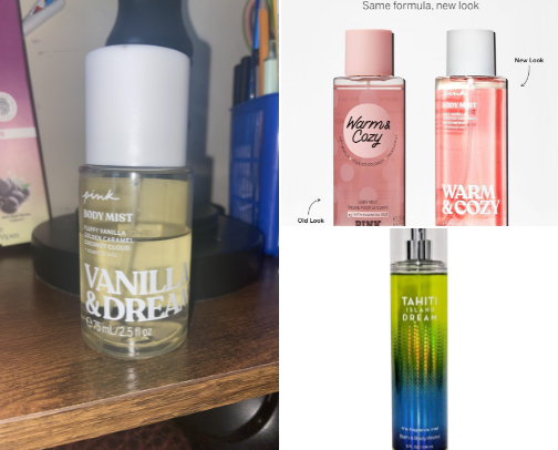 Beauty items cover photo collage