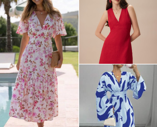 Breezy & Chic Dresses for Warm Days cover photo collage