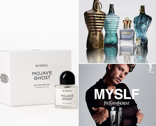 Masculine Fragrances cover photo collage
