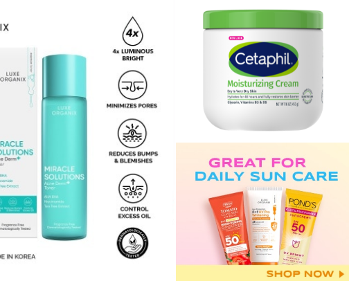 Favorite Skin Care cover photo collage