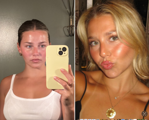 My Current Glass Skin Skincare Routine cover photo collage