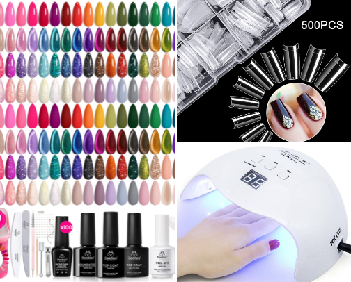 Nails cover photo collage