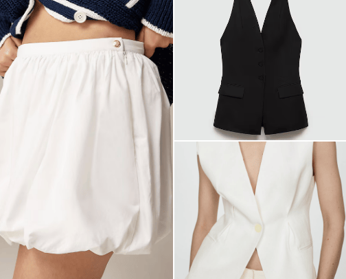 Trendy Bubble Skirt Outfits cover photo collage