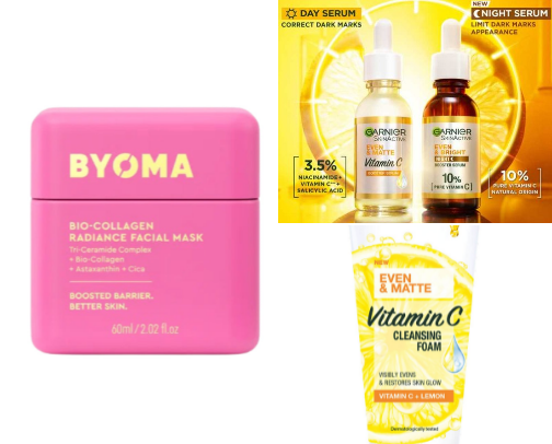 Glowing Skincare cover photo collage