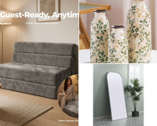 Home decor cover photo collage