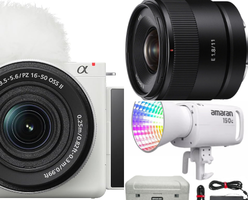 Vlogging Camera cover photo collage