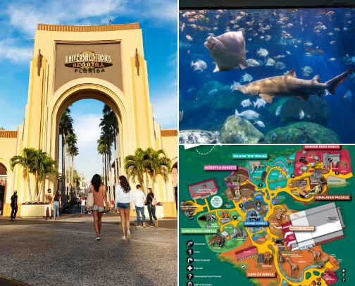 Travel cover photo collage