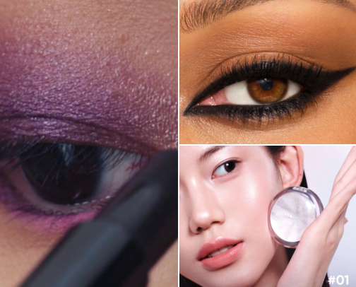 Everyday Dark Coquette Makeup Routine  🎀🍷 cover photo collage