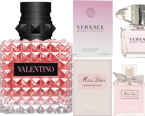 Favorite perfumes cover photo collage