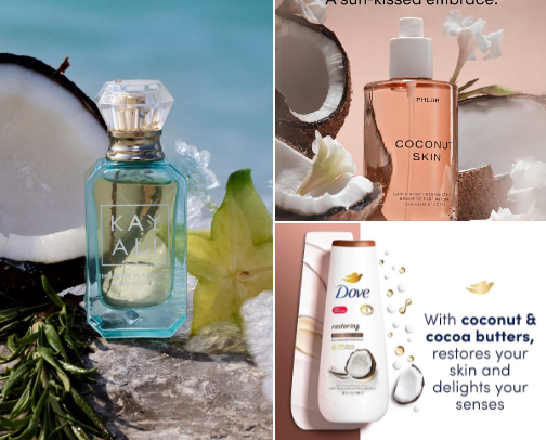 She smells like coconut🥥 cover photo collage