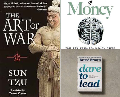 books that made me feel more confident and intelligent! cover photo collage