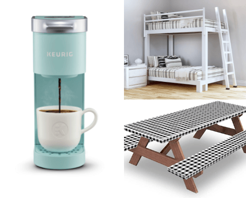 RV/Camper living must haves! cover photo collage