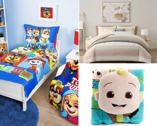 Colorful Bedding for children cover photo collage
