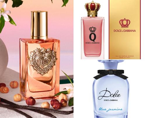 DOLCE&GABBANA Perfumes for Her💫 cover photo collage