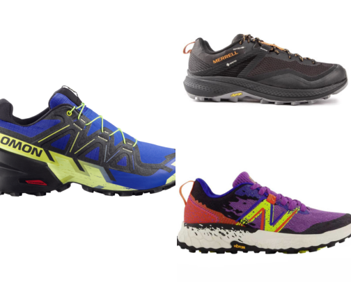 Trail Running Shoes That Stopped Me From Eating Dirt on Every Descent cover photo collage