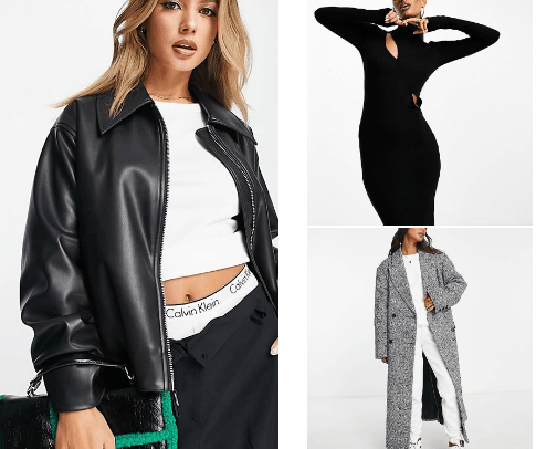 asos clothing🫶🏻 cover photo collage