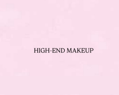 High-End Makeup cover photo collage