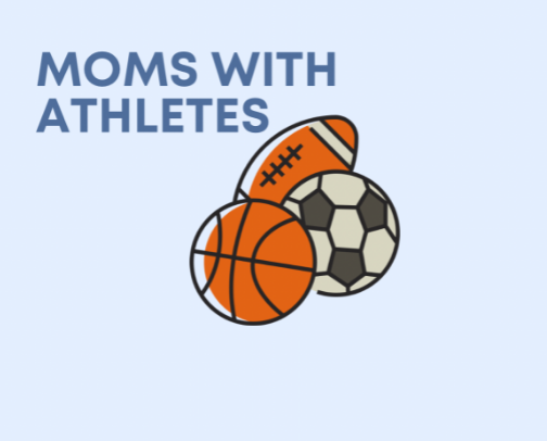 Moms with athletes cover photo collage