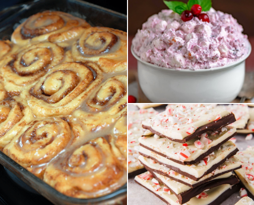 Timeless Holiday Baking & Sweet Treats cover photo collage
