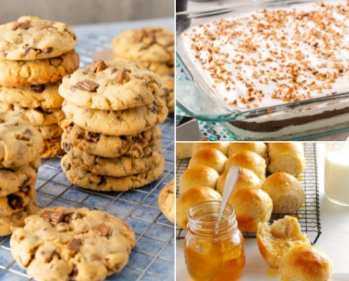 Timeless Holiday Baking & Sweet Treats cover photo collage