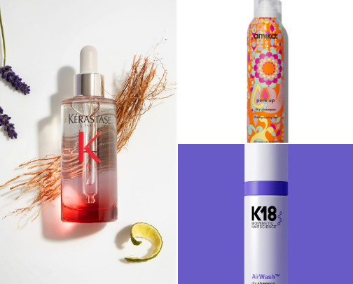 Hair care cover photo collage