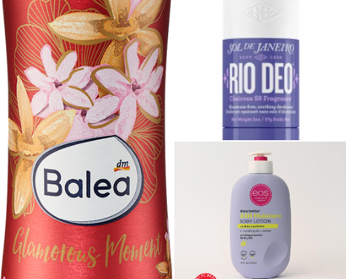 Body care cover photo collage