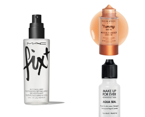 Sweat Proof Makeup Products cover photo collage
