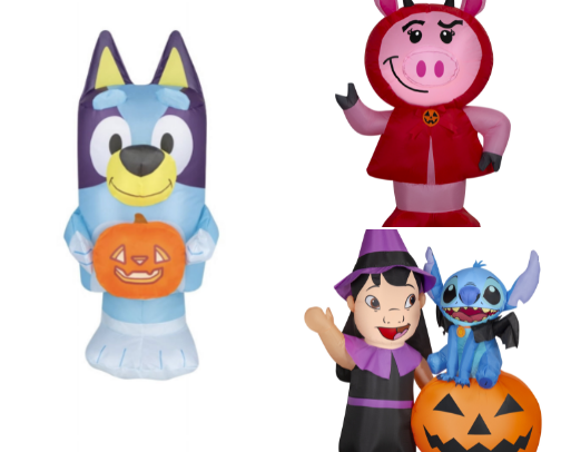 Halloween Inflatables in Outdoor Halloween Decor cover photo collage
