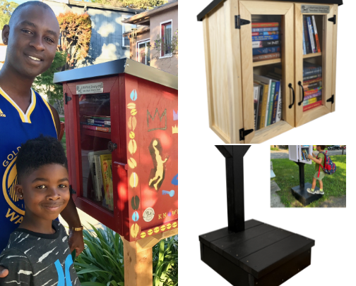 My Little Free Library cover photo collage