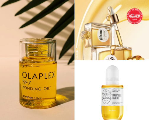 Hair oils✨🪩 cover photo collage