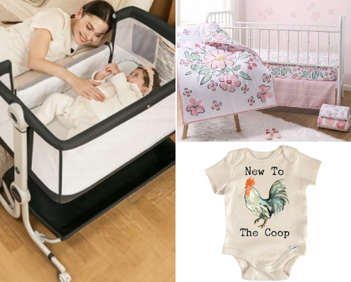 First-Time Mom’s Baby Checklist cover photo collage