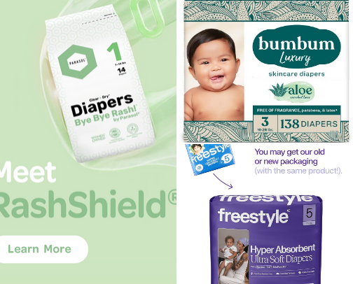 My top Diaper and wipes for a sensitive skin baby!! cover photo collage