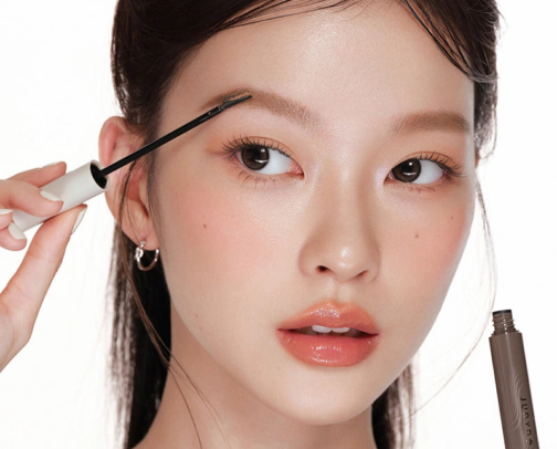 Cool-toned makeup products for douyin looks cover photo collage