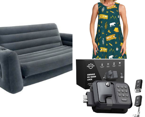 Camping and RV Life cover photo collage