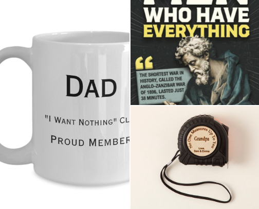 Gift Ideas for Dads Who Say "I Want Nothing" (and Have Everything) cover photo collage