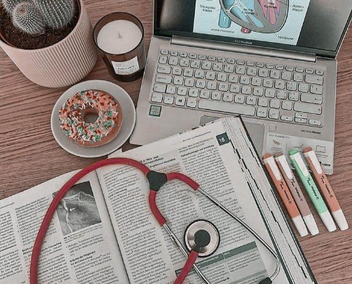 MED SCHOOL ESSENTIALS cover photo collage