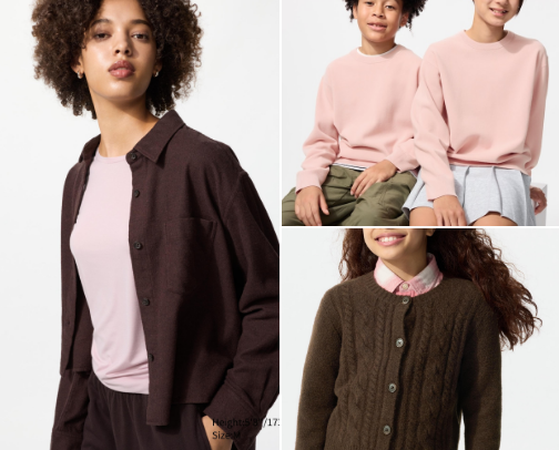 Uniqlo - winter tops for petites cover photo collage