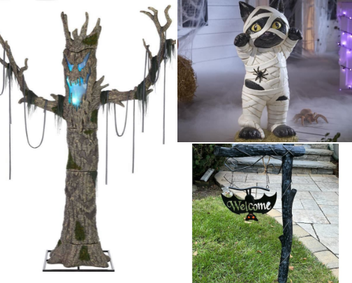 Spooky Halloween Garden cover photo collage