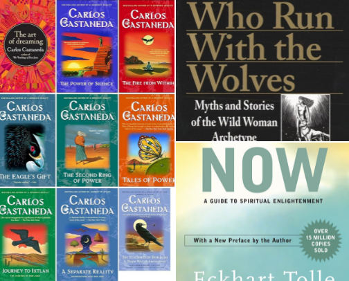 Spiritual Book List cover photo collage
